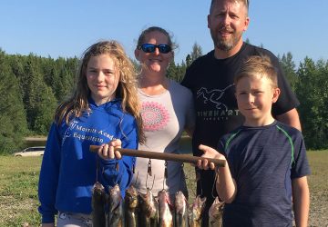 Family With Lots Of Walleye