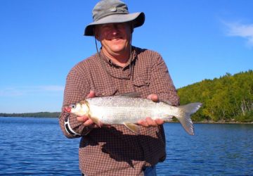 Man Holding Whitefish